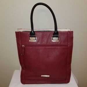 Olivia & Joy tall leather tote 14X13X5.5